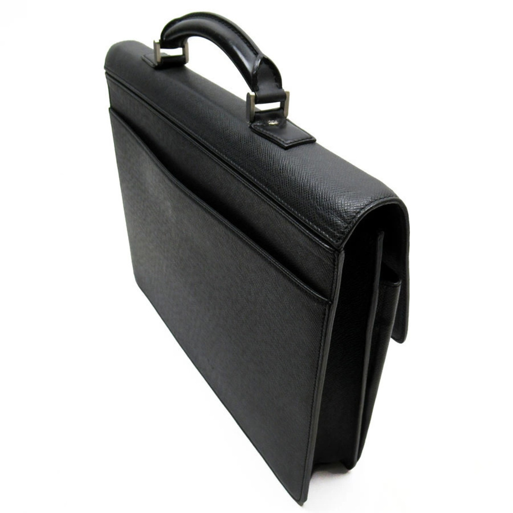 Louis Vuitton Bag Silver Taiga Robusto Handbag Business Black Silver Black